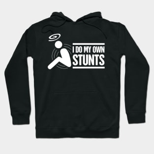 Stunts - Get Well Gift Cracked Skull Concussion Hoodie